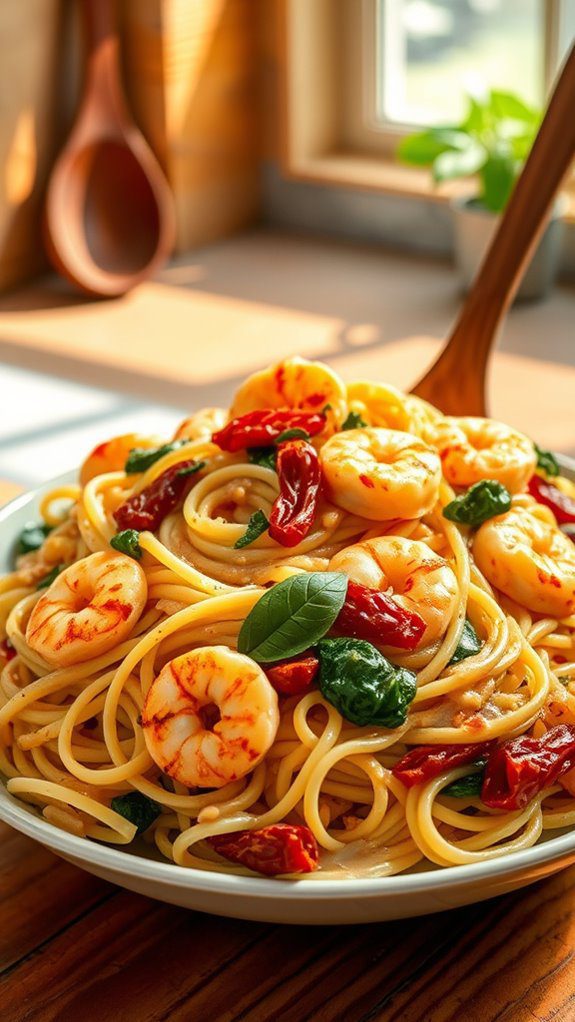 delicious seafood pasta dish