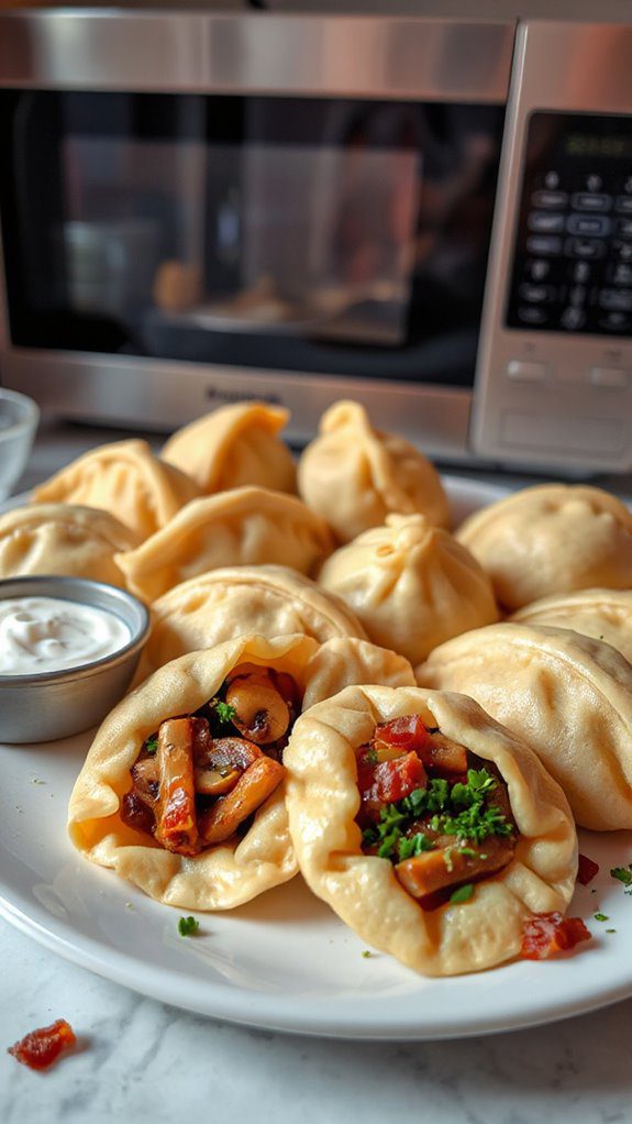 delicious stuffed dumplings cuisine