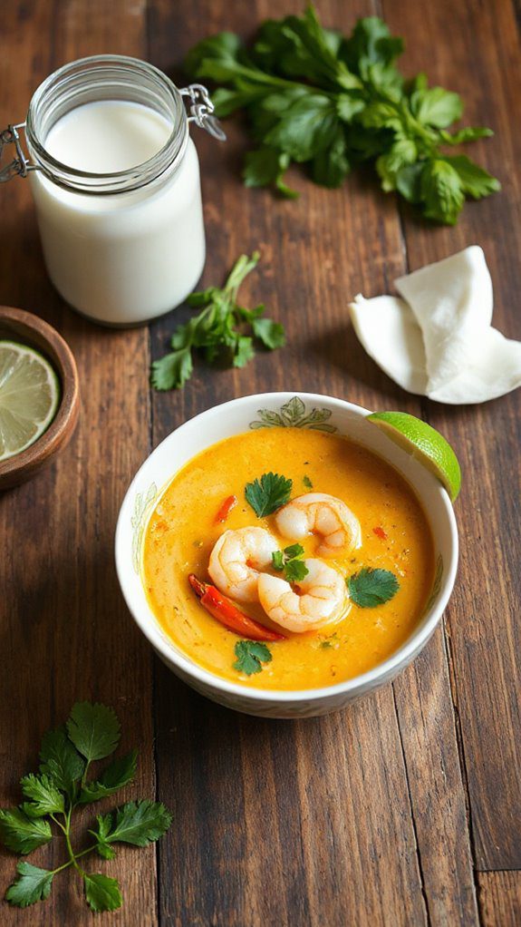 delicious thai coconut soup delicious thai coconut soup