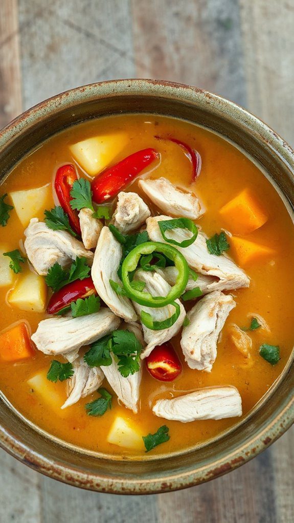 delicious thai coconut soup delicious thai coconut soup