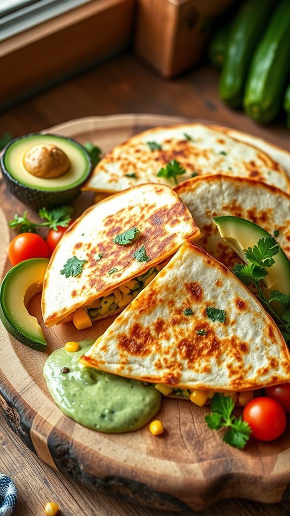 delicious vegetable filled quesadillas delicious vegetable filled quesadillas