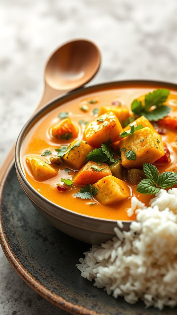 delicious vegetable tofu curry