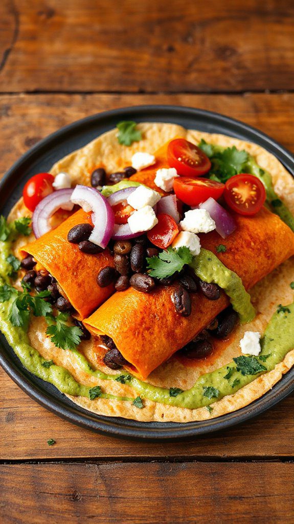 delicious vegetarian enchiladas recipe