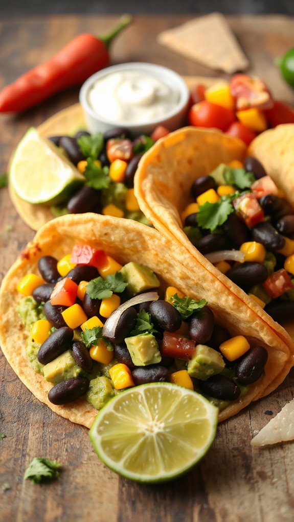 delicious vegetarian taco recipe