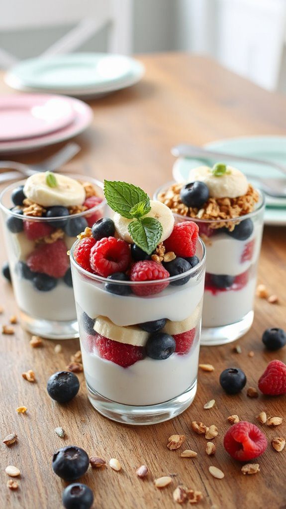 delicious yogurt granola layers