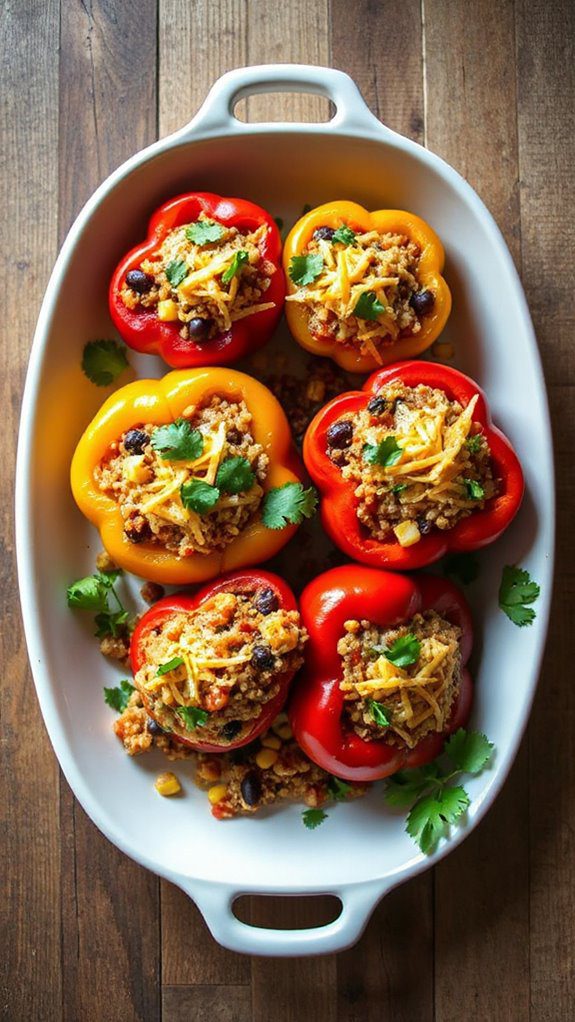 deliciously filled pepper dish