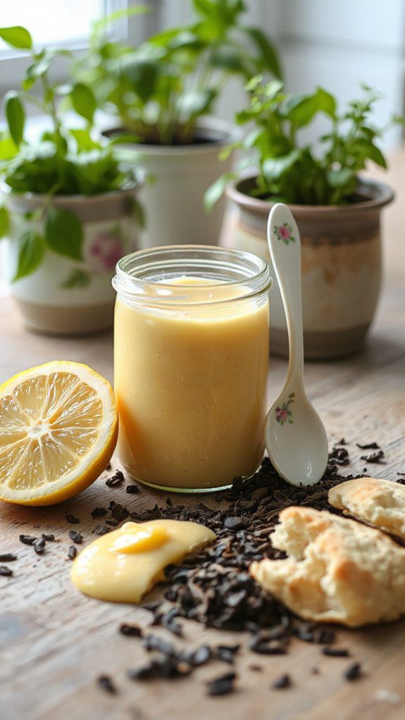 earl grey flavored curd