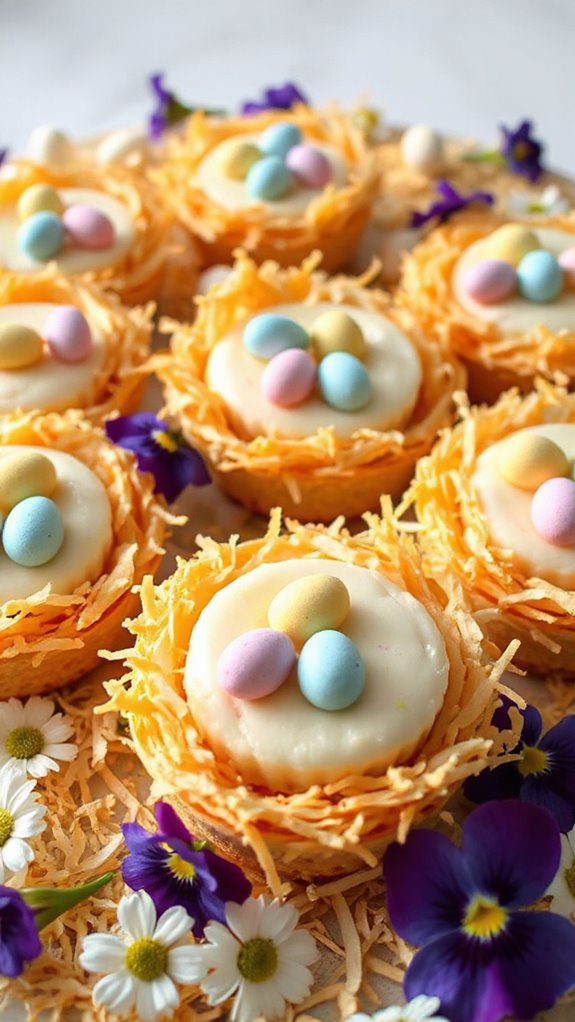 easter themed mini cheesecakes easter themed mini cheesecakes