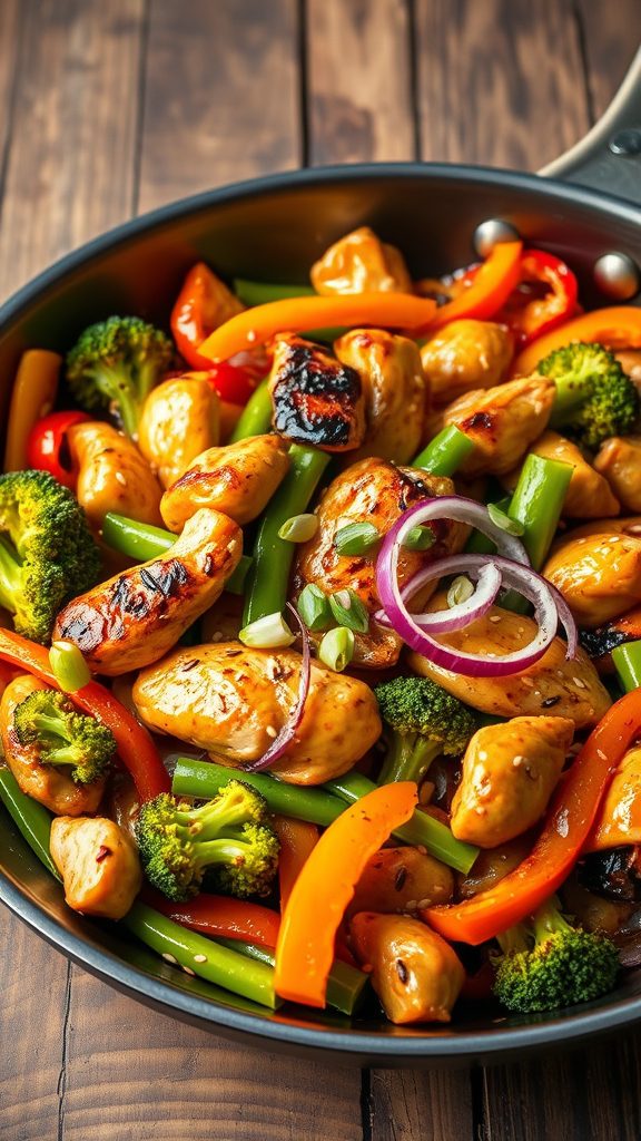 easy chicken vegetable stir fry