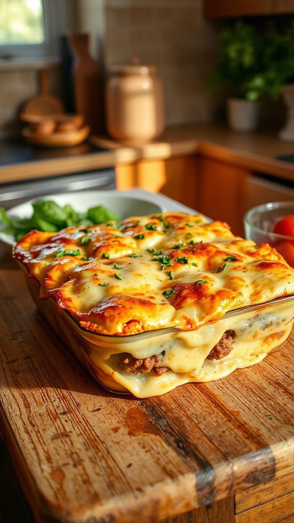 easy hamburger lasagna casserole