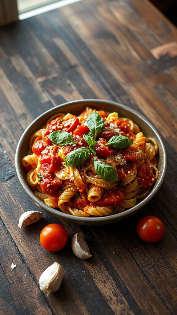 easy marinara one pot pasta