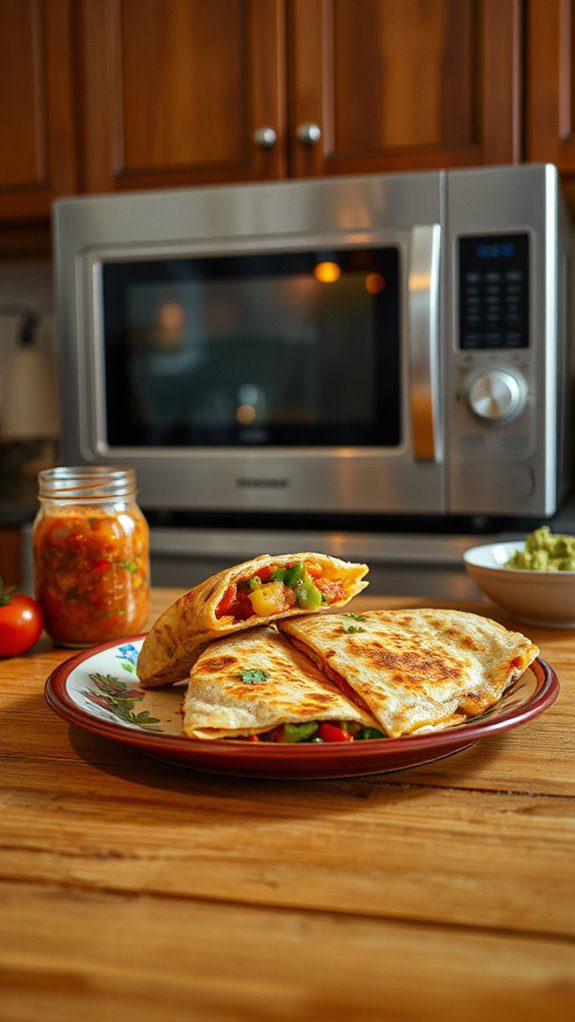 easy microwave quesadilla recipe