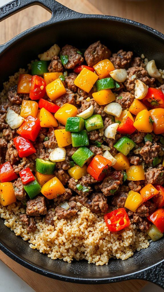 easy quinoa cheeseburger recipe