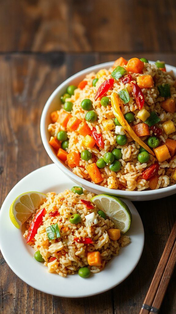 easy vegetable stir fry rice