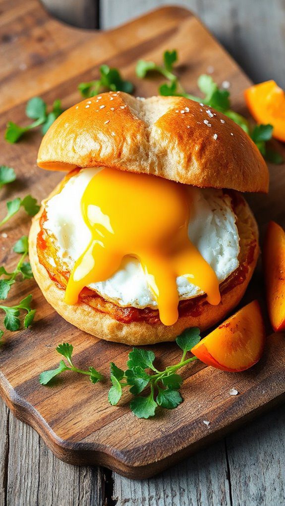 egg and cheese sandwich