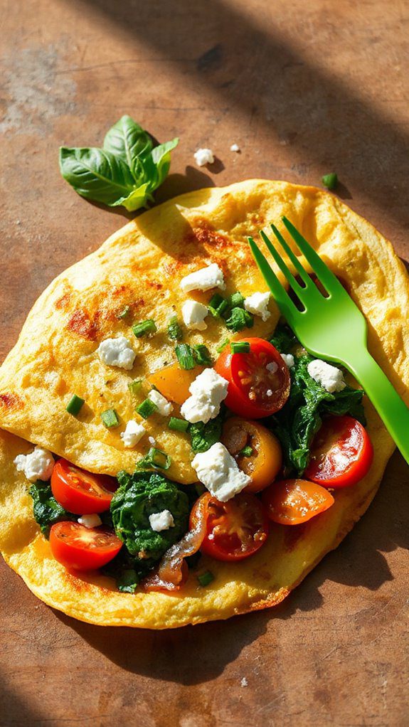 egg filled vegetable dish egg filled vegetable dish