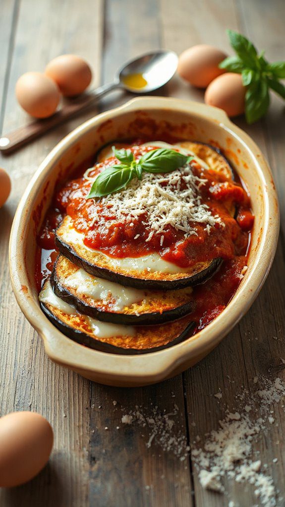 eggplant baked with cheese
