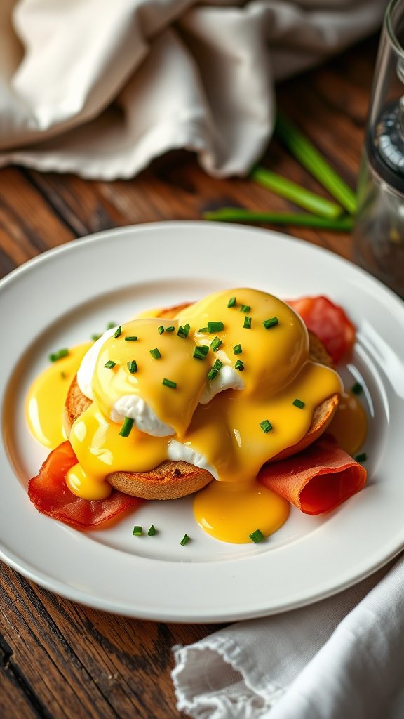 eggs topping with sauce