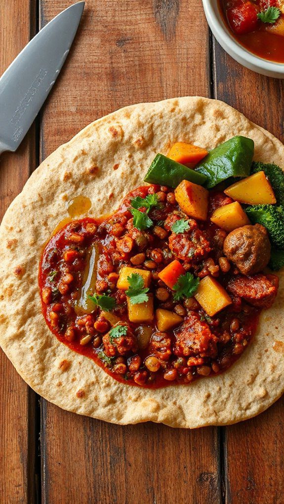 ethiopian dish and stew