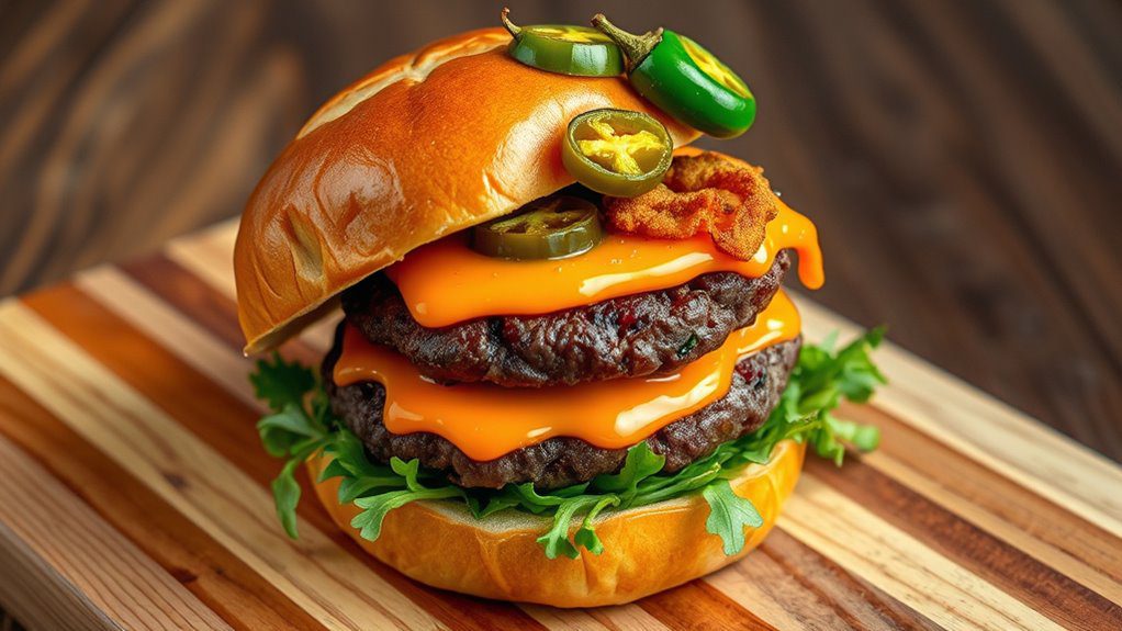 fiery spicy burger experience