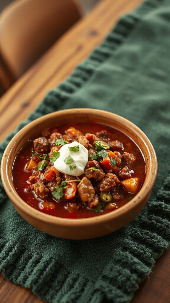 flavorful and hearty stew
