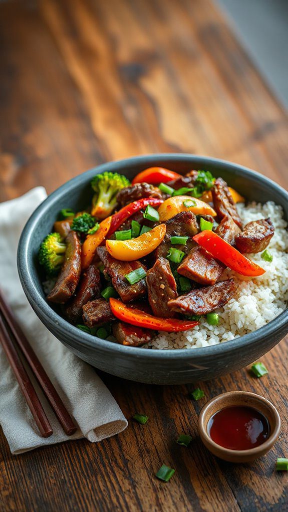 flavorful and zesty beef