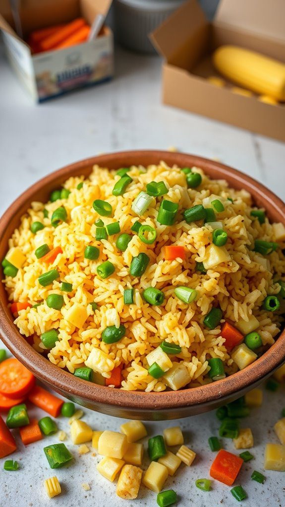 flavorful stir fried rice