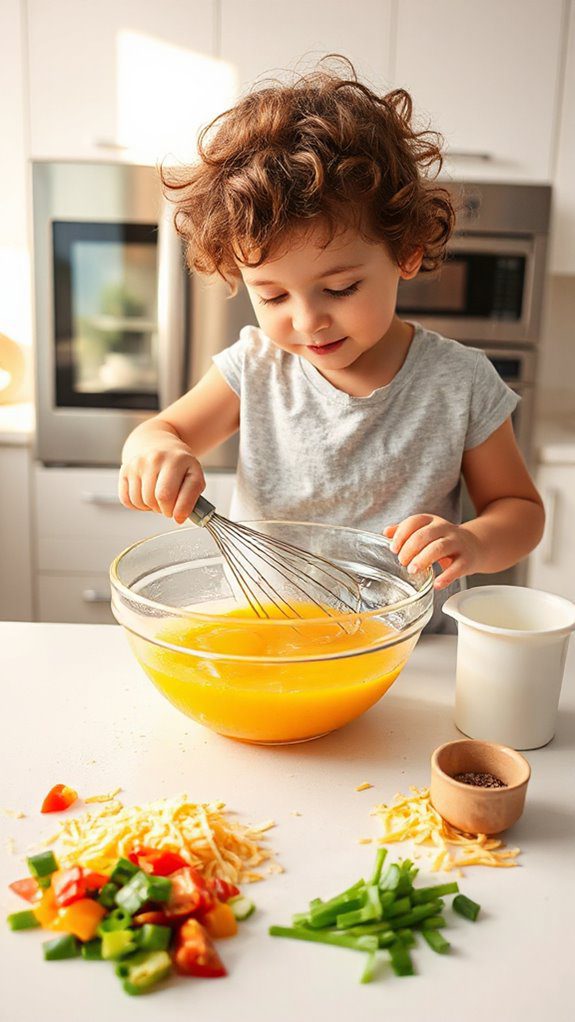 fluffy cooked egg mixture fluffy cooked egg mixture