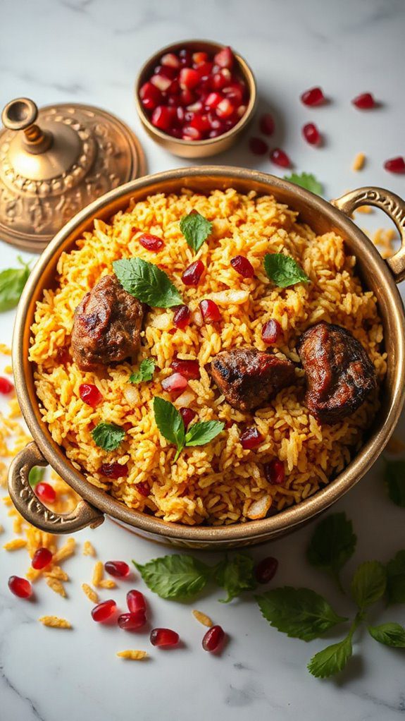 fragrant spiced lamb rice