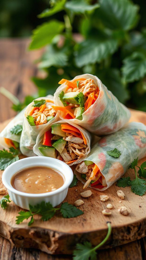 fresh chicken avocado rolls fresh chicken avocado rolls