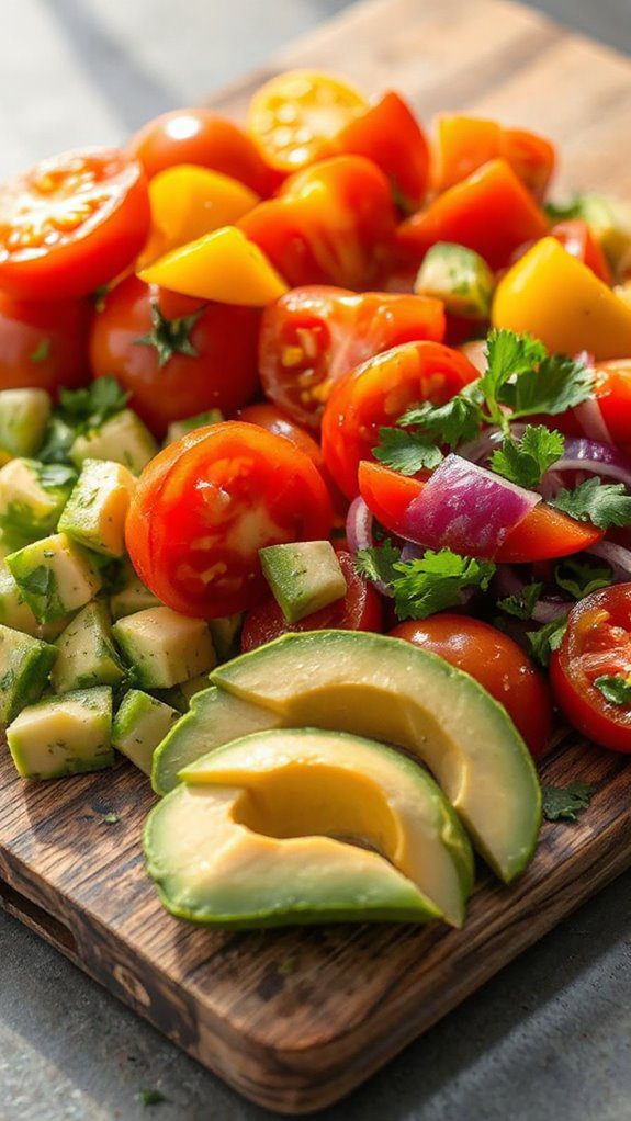 fresh tomato avocado mix fresh tomato avocado mix