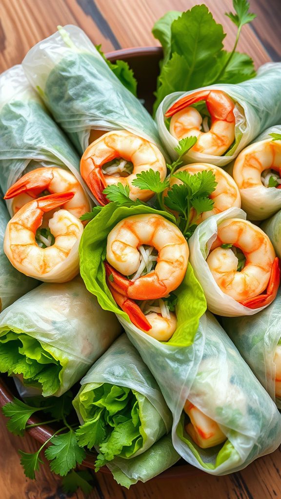fresh vietnamese spring rolls