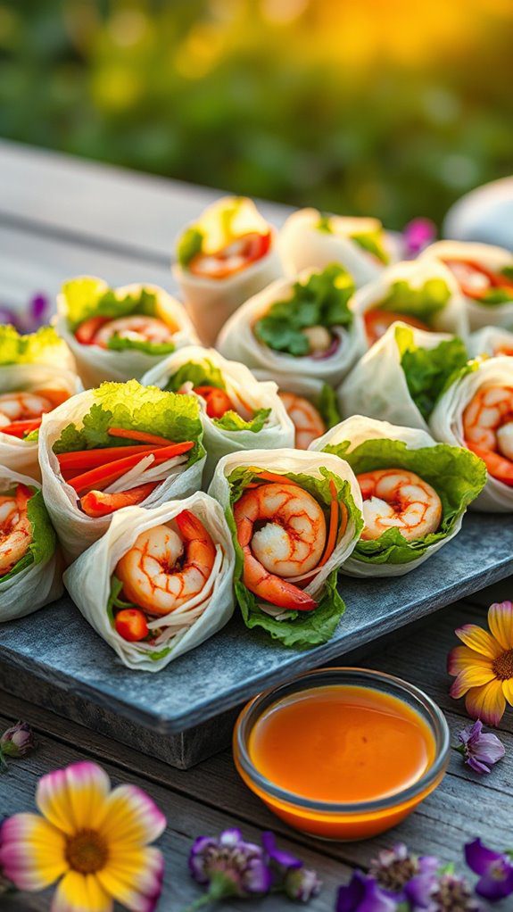 fresh vietnamese spring rolls