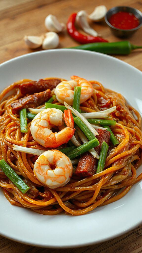 fried rice noodle dish