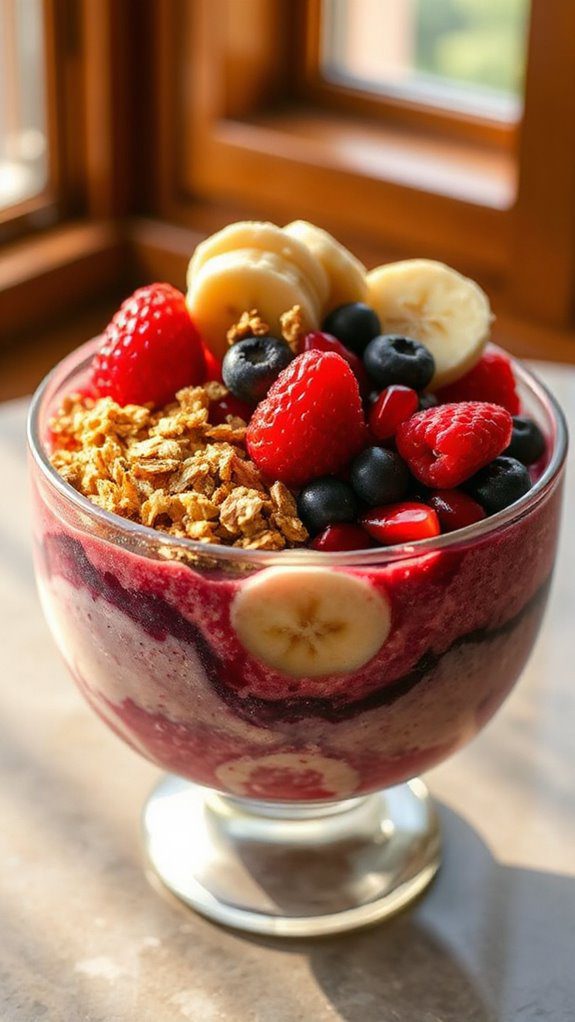 frosty fruit breakfast bowl