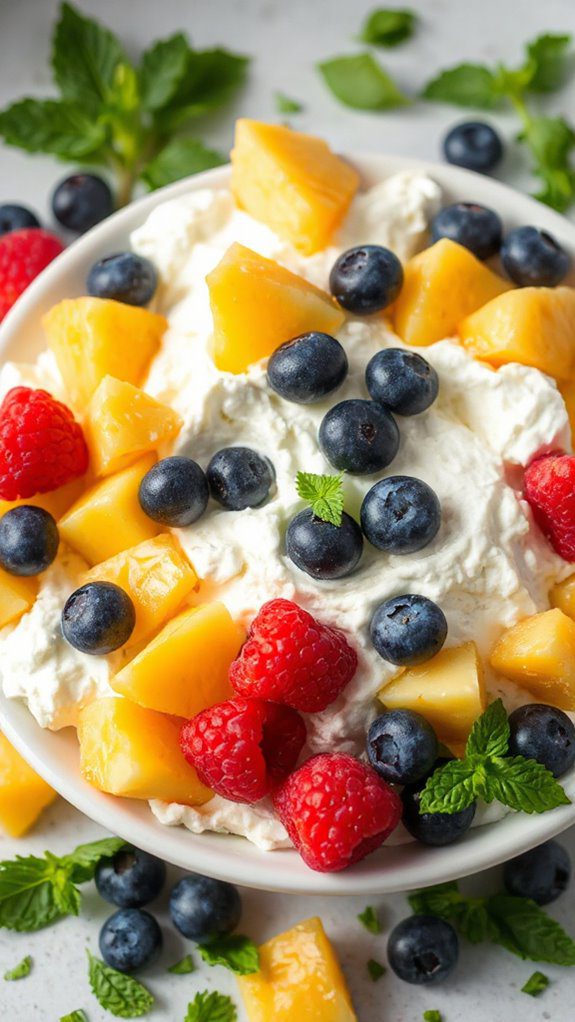 fruity cottage cheese delight