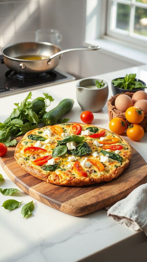 garden vegetable egg dish