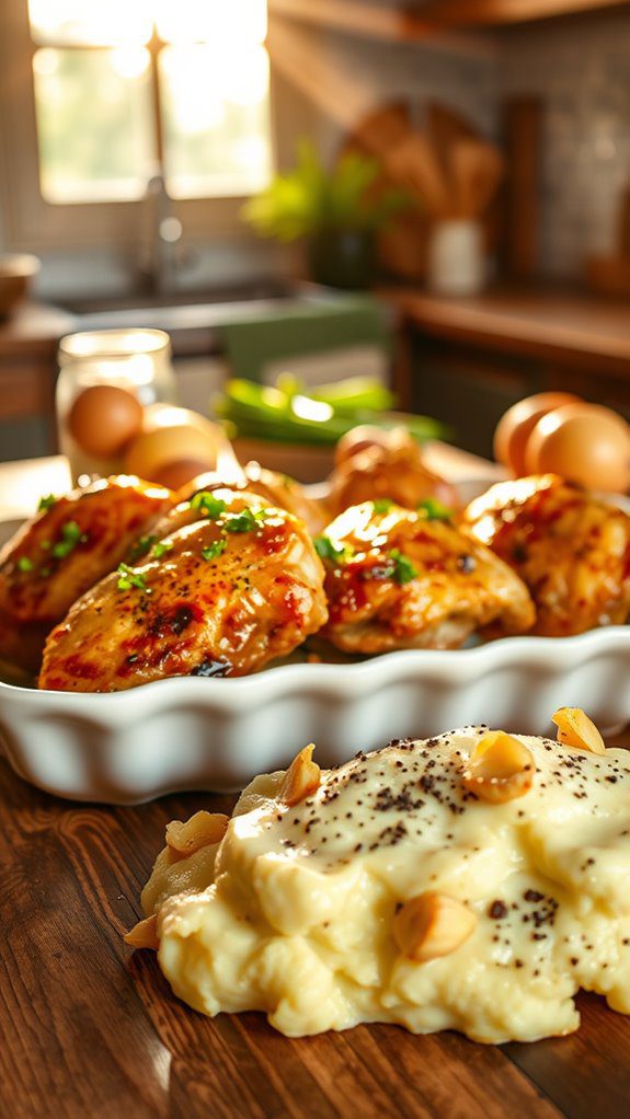 garlic butter chicken thighs