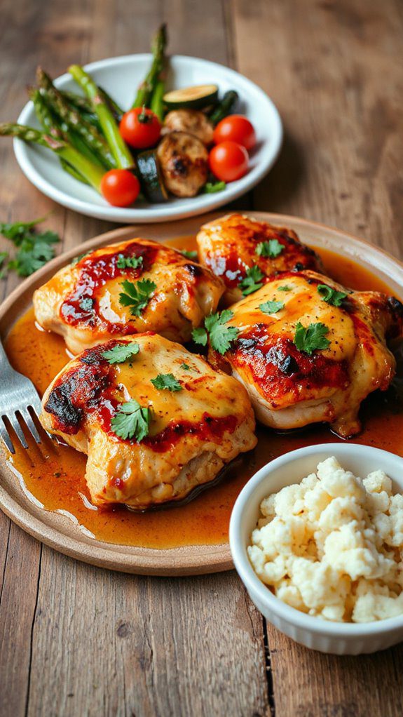 garlic butter chicken thighs garlic butter chicken thighs