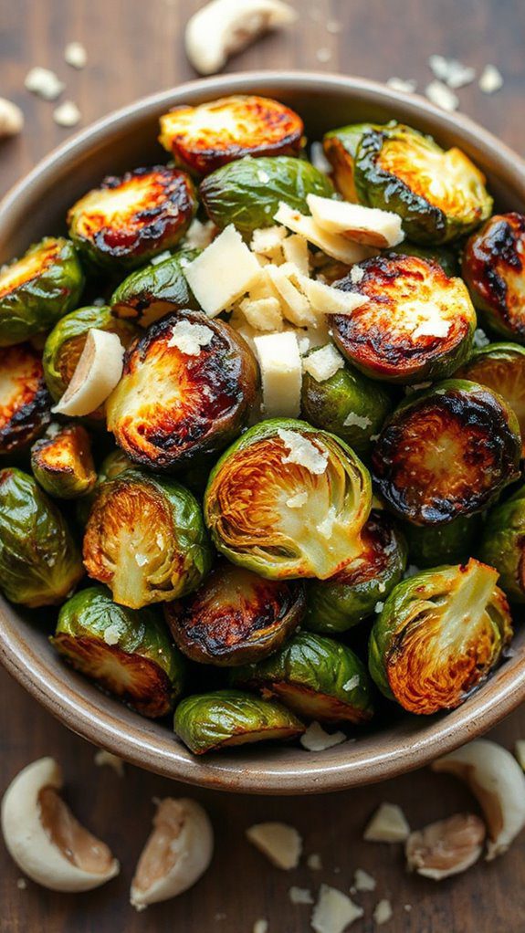 garlic parmesan brussels sprouts recipe