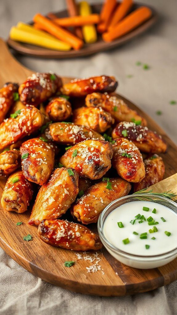 garlic parmesan chicken wings garlic parmesan chicken wings