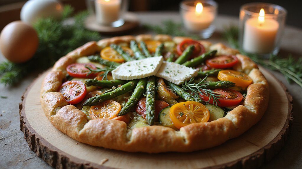 goat cheese vegetable tart