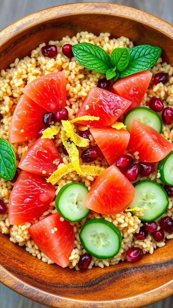 grapefruit and quinoa salad grapefruit and quinoa salad
