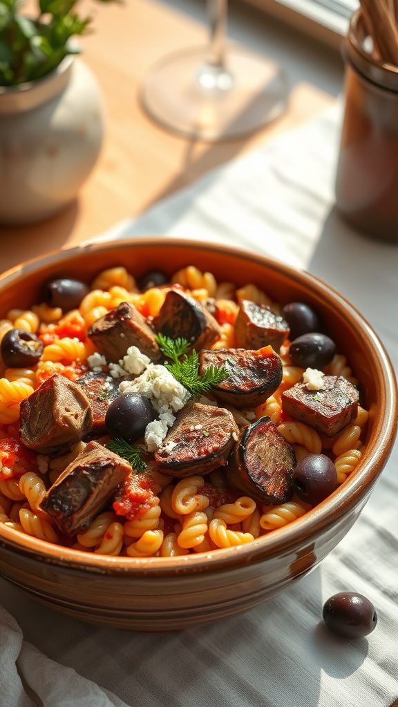 greek pasta dish recipe