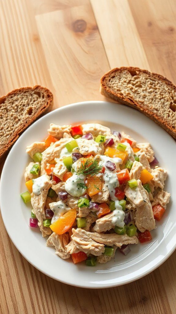 greek yogurt chicken sandwich