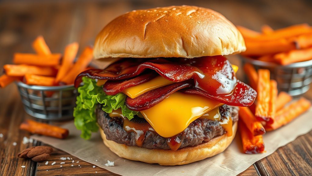 grilled bacon cheeseburgers delight