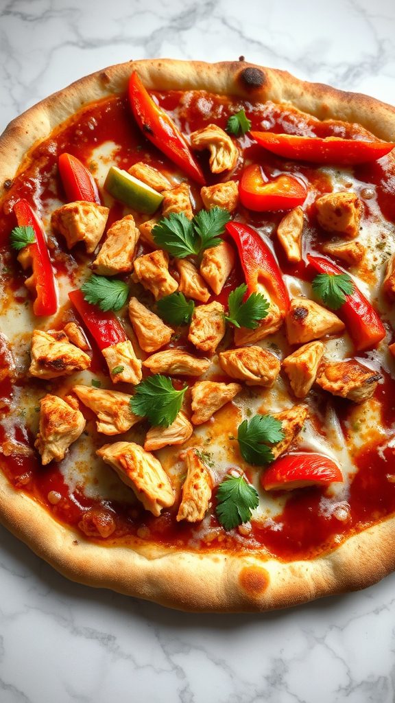 grilled chicken barbecue pizza grilled chicken barbecue pizza