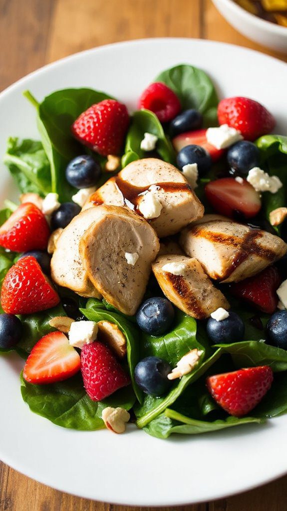 grilled chicken berry salad grilled chicken berry salad