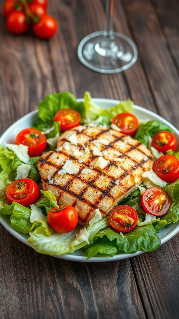 grilled chicken caesar salad