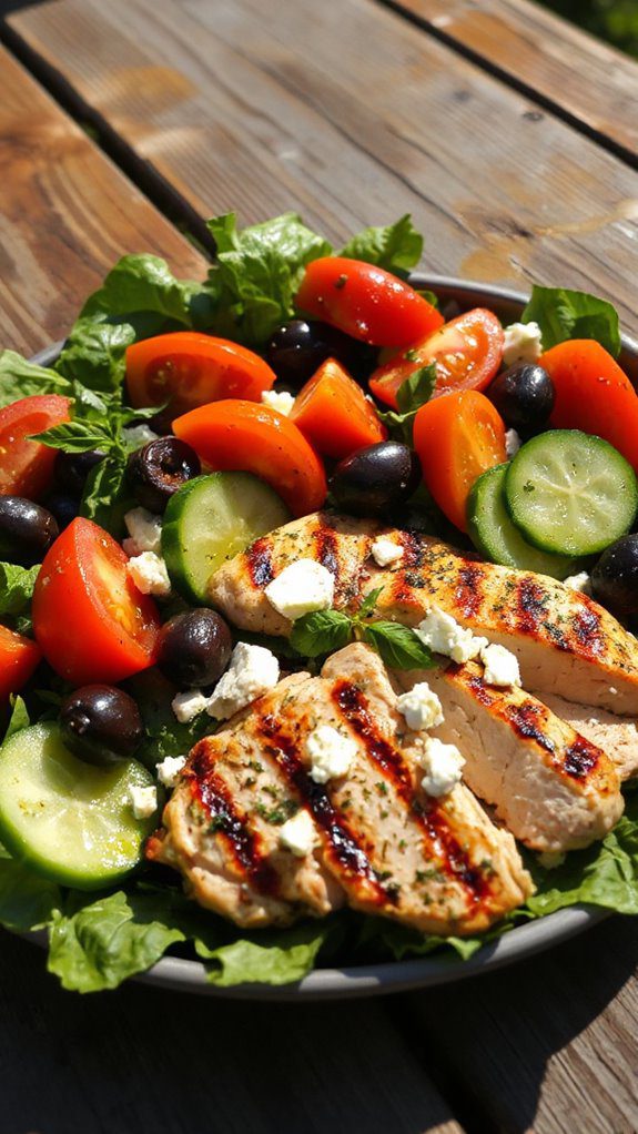 grilled chicken greek salad grilled chicken greek salad